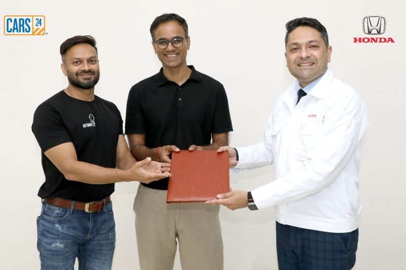 Honda India Launches Assured Buyback Program with Cars24 for a Stress
